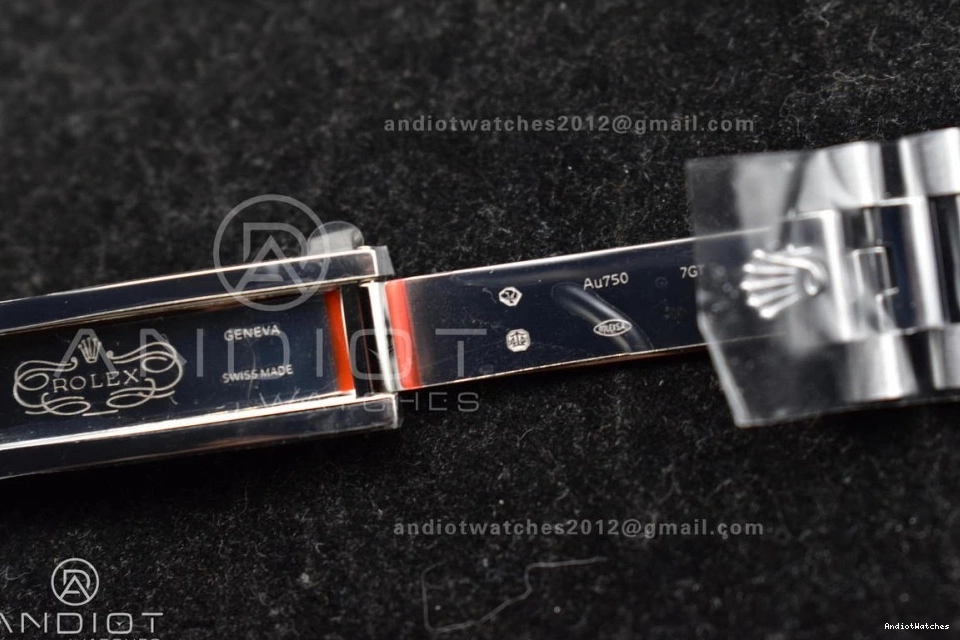 On President Steel Trendsetting Bracelet 40 A3255 GMF 703 V Dial Weighted Markers Tungsten Roman DayDate 904L Blue 0826